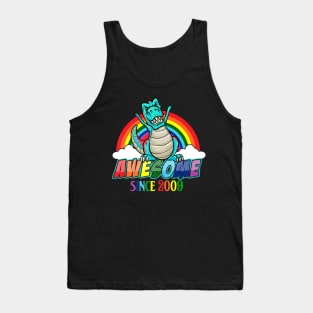 Dinosaur Born 2009 - 14 Years Old Birthday Tank Top